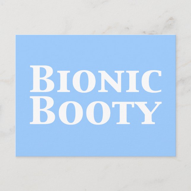Bionic Booty Gifts Postcard (Front)