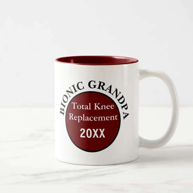 Bionic GRANDPA (knee replacement) mug (Right)