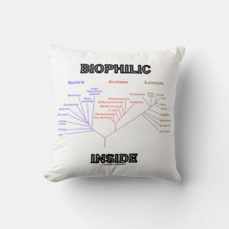 Biophilic Inside Phylogenetic Tree Of Life Biology Cushion