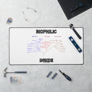 Biophilic Inside Phylogenetic Tree Of Life Biology Desk Mat