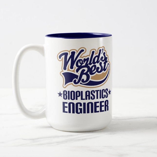 Bioplastics Engineer Two-Tone Coffee Mug (Left)