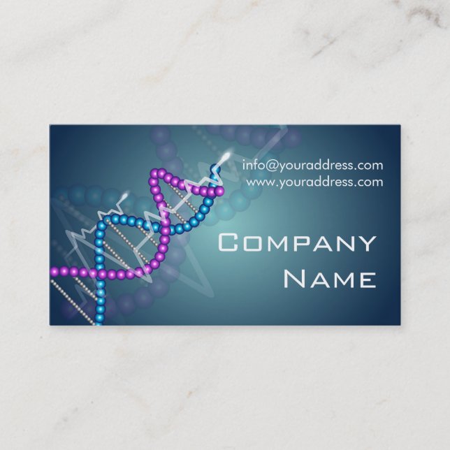 Biotechnology / Biotechnologist Neuron Doctor Business Card (Front)