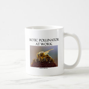 Biotic Pollinator At Work (Bee On A Flower) Coffee Mug