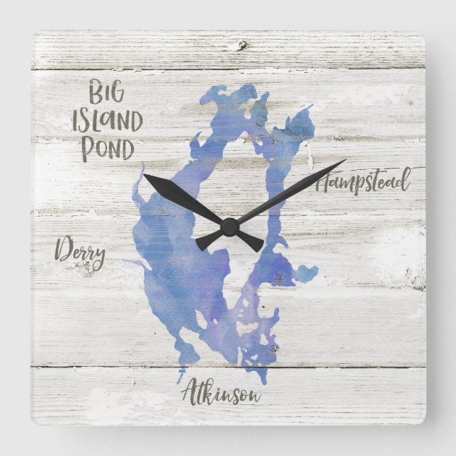 BIP Big island Pond Clock for Lake House (Front)