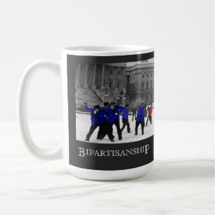 Bipartisan Snowball Fight Coffee Mug