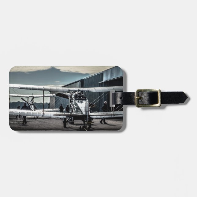 Biplanes Luggage Tag (Front Horizontal)