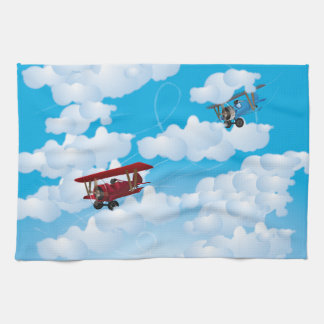 Biplanes Tea Towel