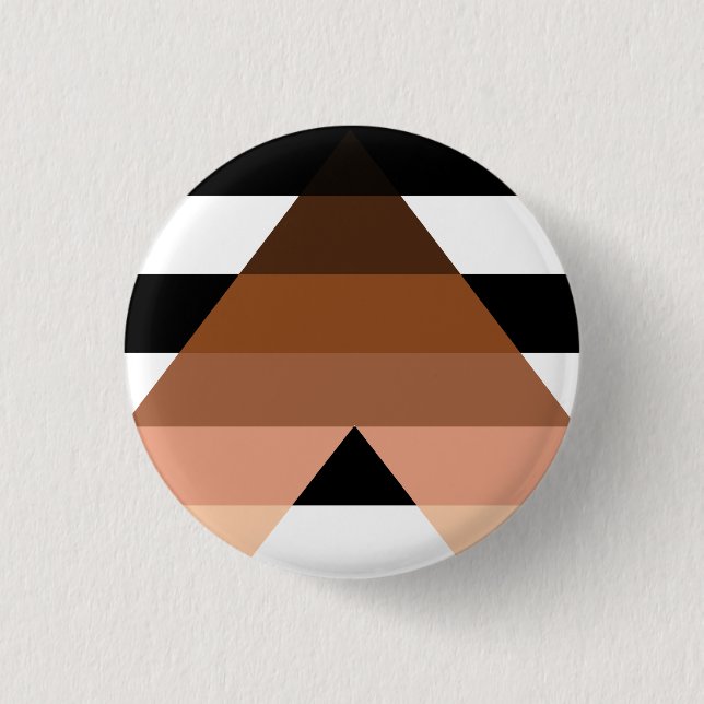 BIPOC Ally Flag 3 Cm Round Badge (Front)