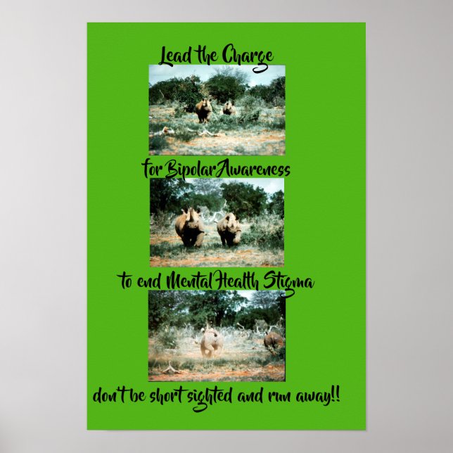 bipolar awareness poster (Front)