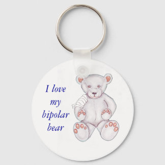 Bipolar Bear Keychain - Customised