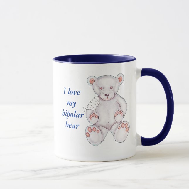 bipolar bear mug (Right)