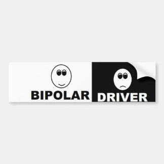 Bipolar driver bumper sticker