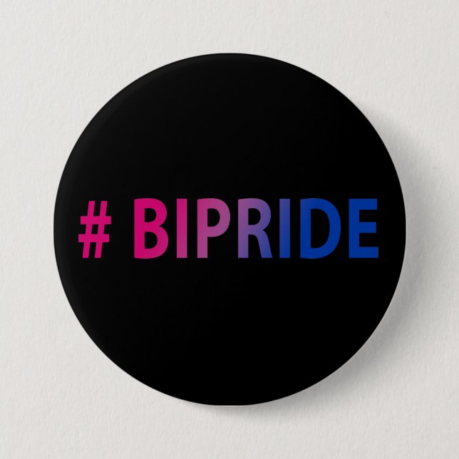 #Bipride Bisexual Pride   7.5 Cm Round Badge (Front)