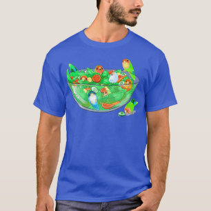 Birb Salad Peach Faces T-Shirt