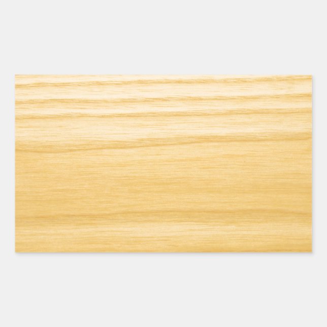 Birch Background Rectangular Sticker (Front)