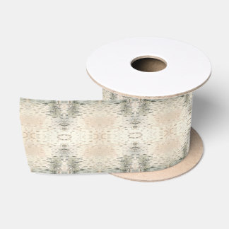 Birch Bark Design Satin Ribbon