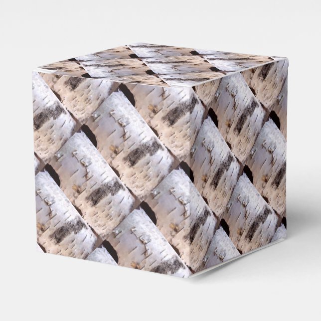 Birch Bark Favour Box (Front Side)
