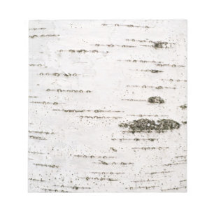Birch bark notepad