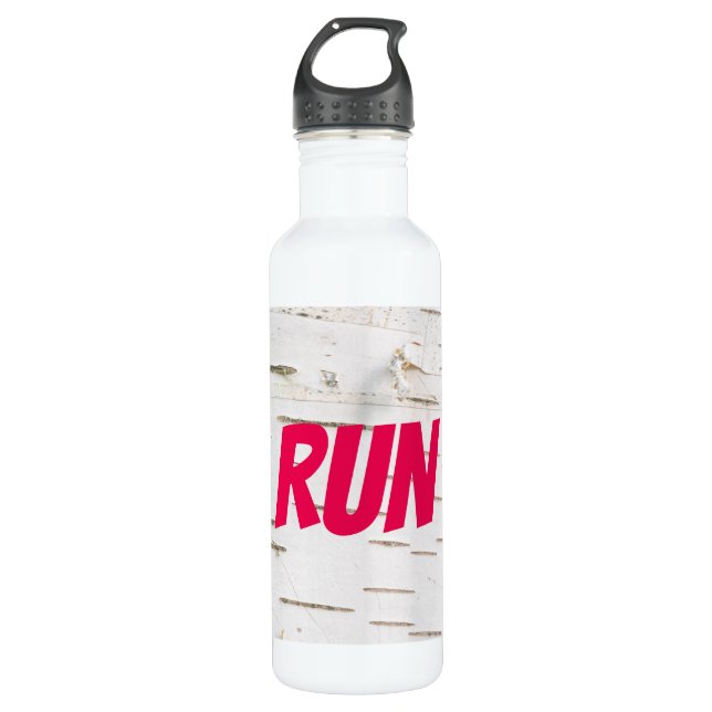 Birch bark pattern 710 ml water bottle (Front)