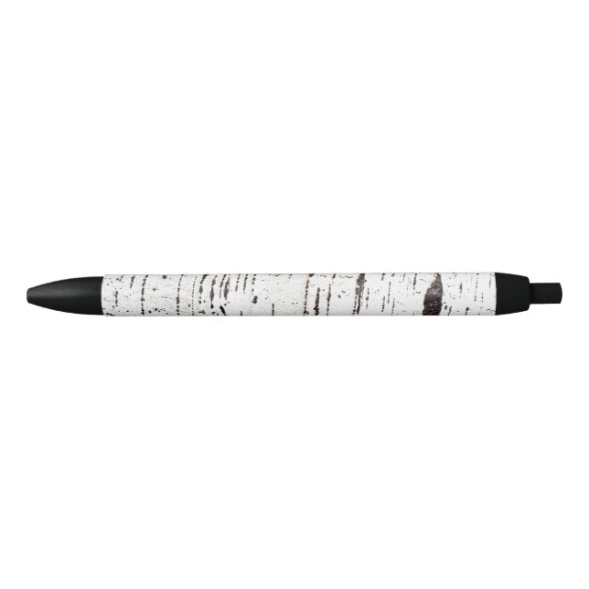 Birch bark pattern black ink pen (Front)