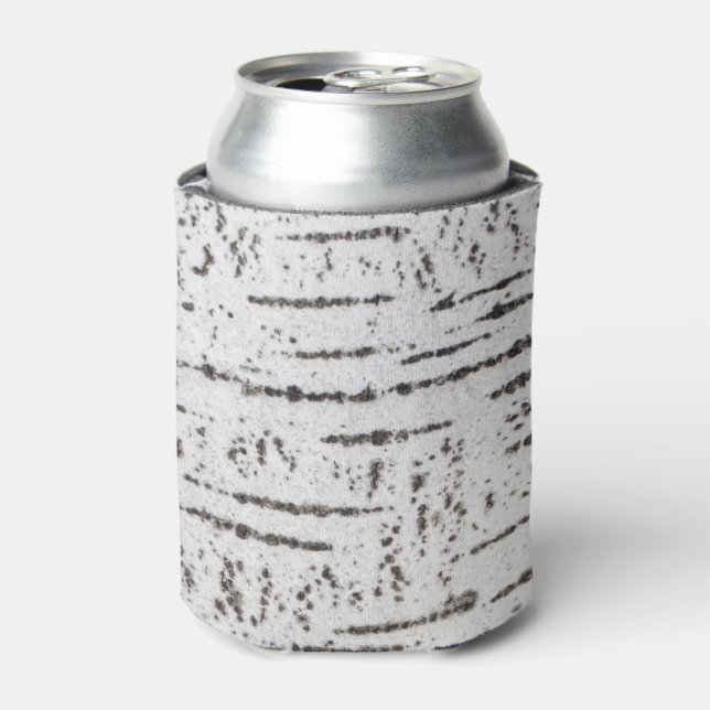 Birch bark pattern can cooler (Can Front)