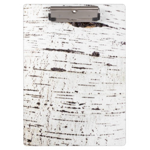 Birch bark pattern clipboard