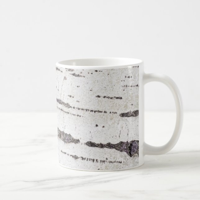 Birch bark pattern coffee mug (Right)