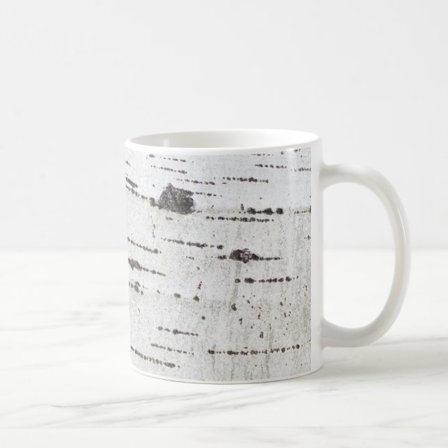 Birch bark pattern coffee mug (Right)