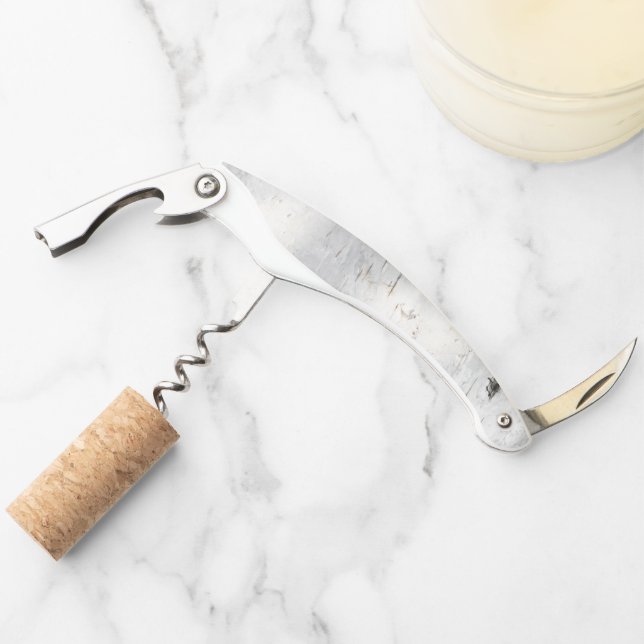 Birch bark pattern corkscrew (Front)