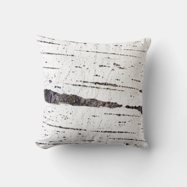 Birch bark pattern cushion (Front)
