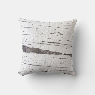 Birch bark pattern cushion