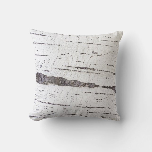 Birch bark pattern cushion (Front)