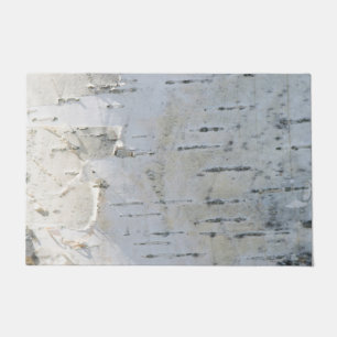 Birch bark pattern doormat