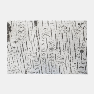Birch bark pattern doormat