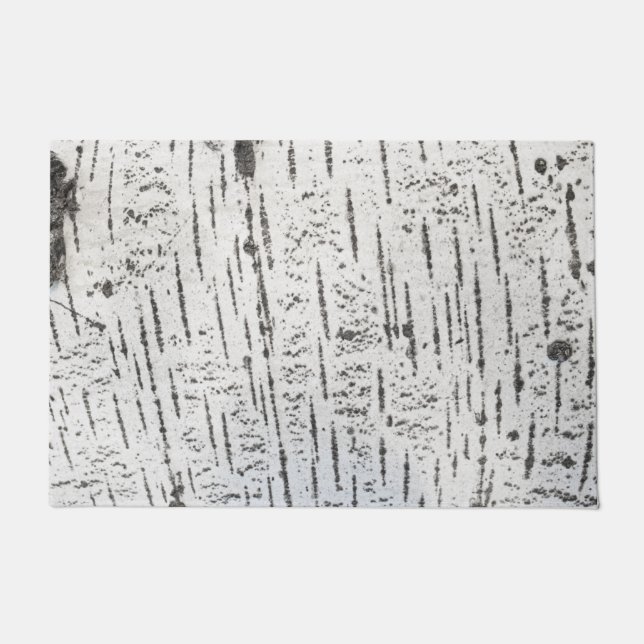 Birch bark pattern doormat (Front)