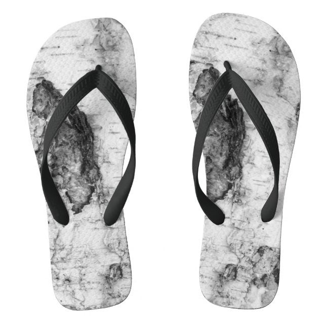 Birch bark pattern High-Top sneakers Flip Flops (Footbed)