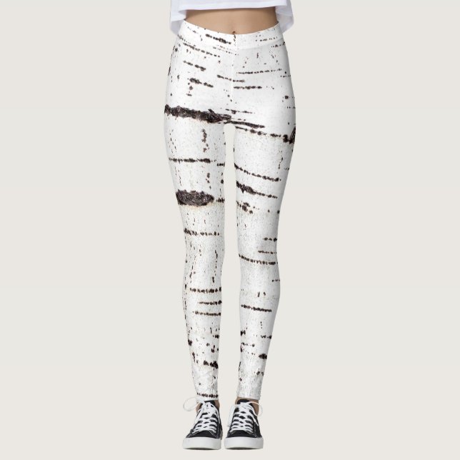 Birch bark pattern leggings (Front)