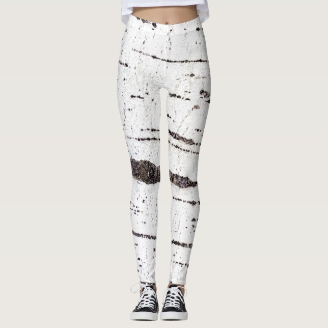 Birch bark pattern leggings (Front)
