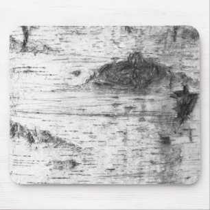 Birch bark pattern mouse mat