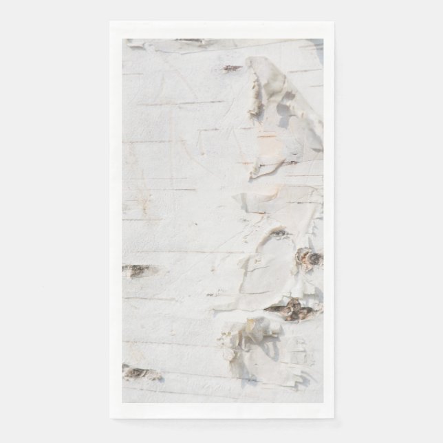 Birch bark pattern napkin (Front)
