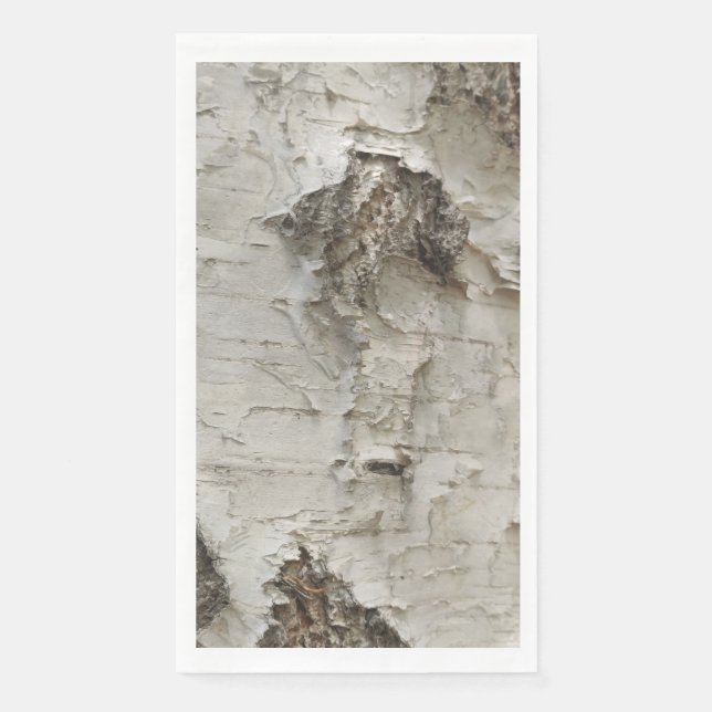 Birch bark pattern napkin (Front)