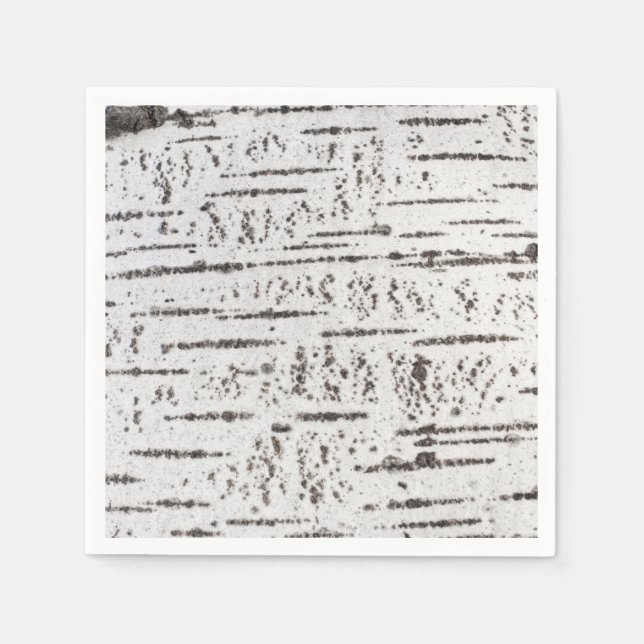 Birch bark pattern napkin (Front)