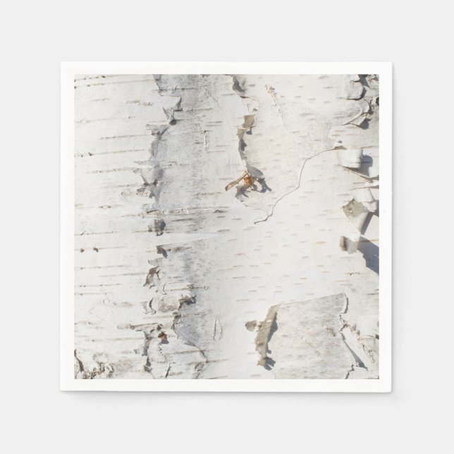 Birch bark pattern napkin (Front)