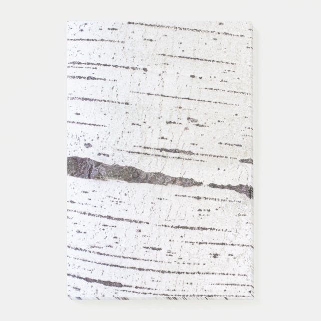 Birch bark pattern post-it notes (Front)