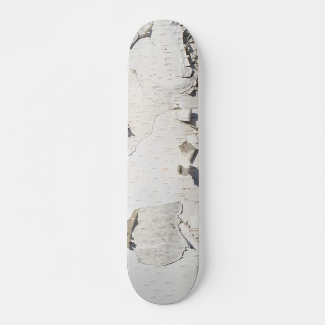 Birch bark pattern skateboard (Front)