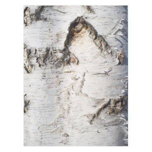Birch bark pattern tablecloth