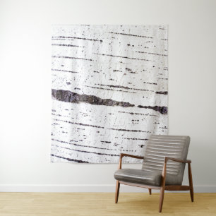 Birch bark pattern tapestry
