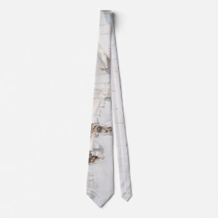 Birch bark pattern tie