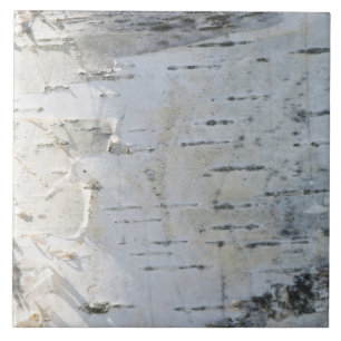 Birch bark pattern tile