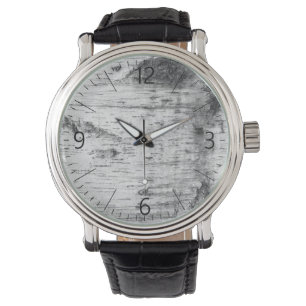 Birch bark pattern watch